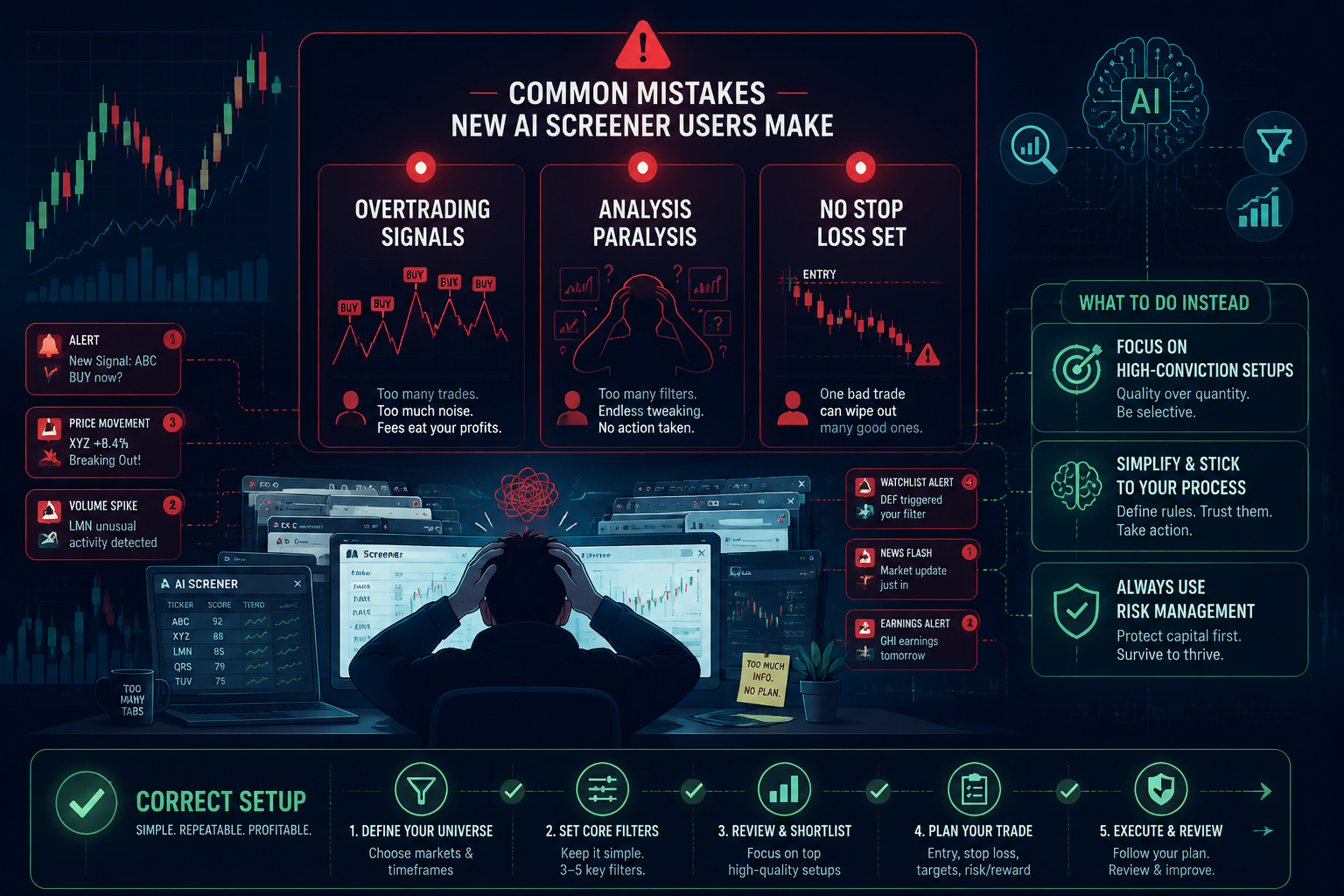 What Are the Biggest Mistakes People Make When First Using AI Stock Screening Tools