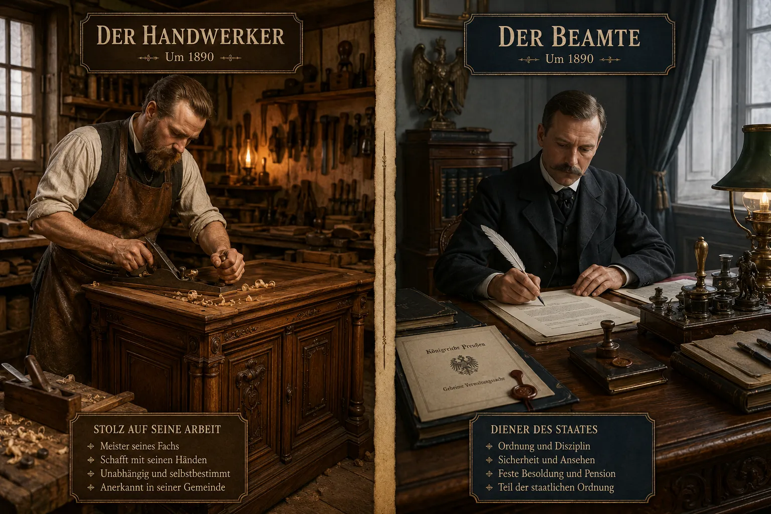 Was verdienten Handwerker und Gesellen im Vergleich zu Fabrikarbeitern?