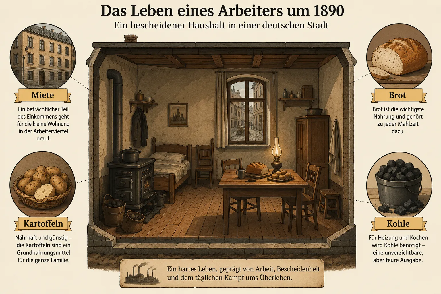Frauenlöhne im Deutschen Kaiserreich um 1890