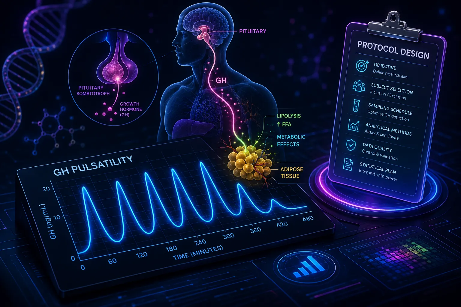 Designing Research Protocols Around GH-Axis Modulation and Metabolic Outcomes