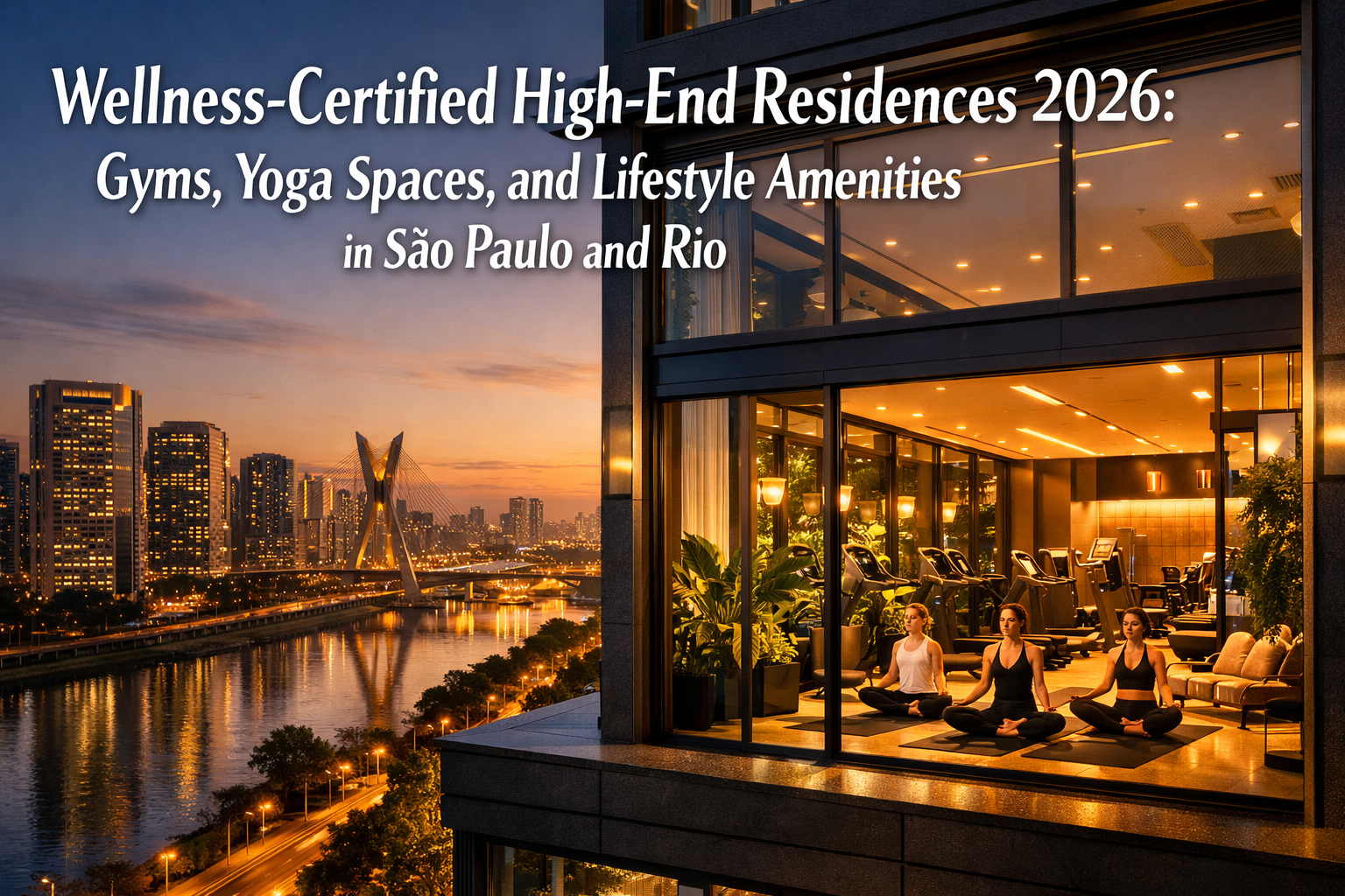 Professional () hero image featuring 'Wellness-Certified High-End Residences 2026: Gyms, Yoga Spaces, and Lifestyle