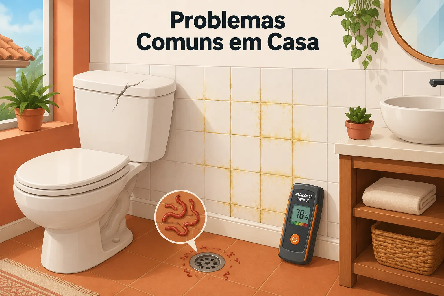 Problemas Comuns: Caixa Acoplada, Válvula Hydra e Manchas no Teto