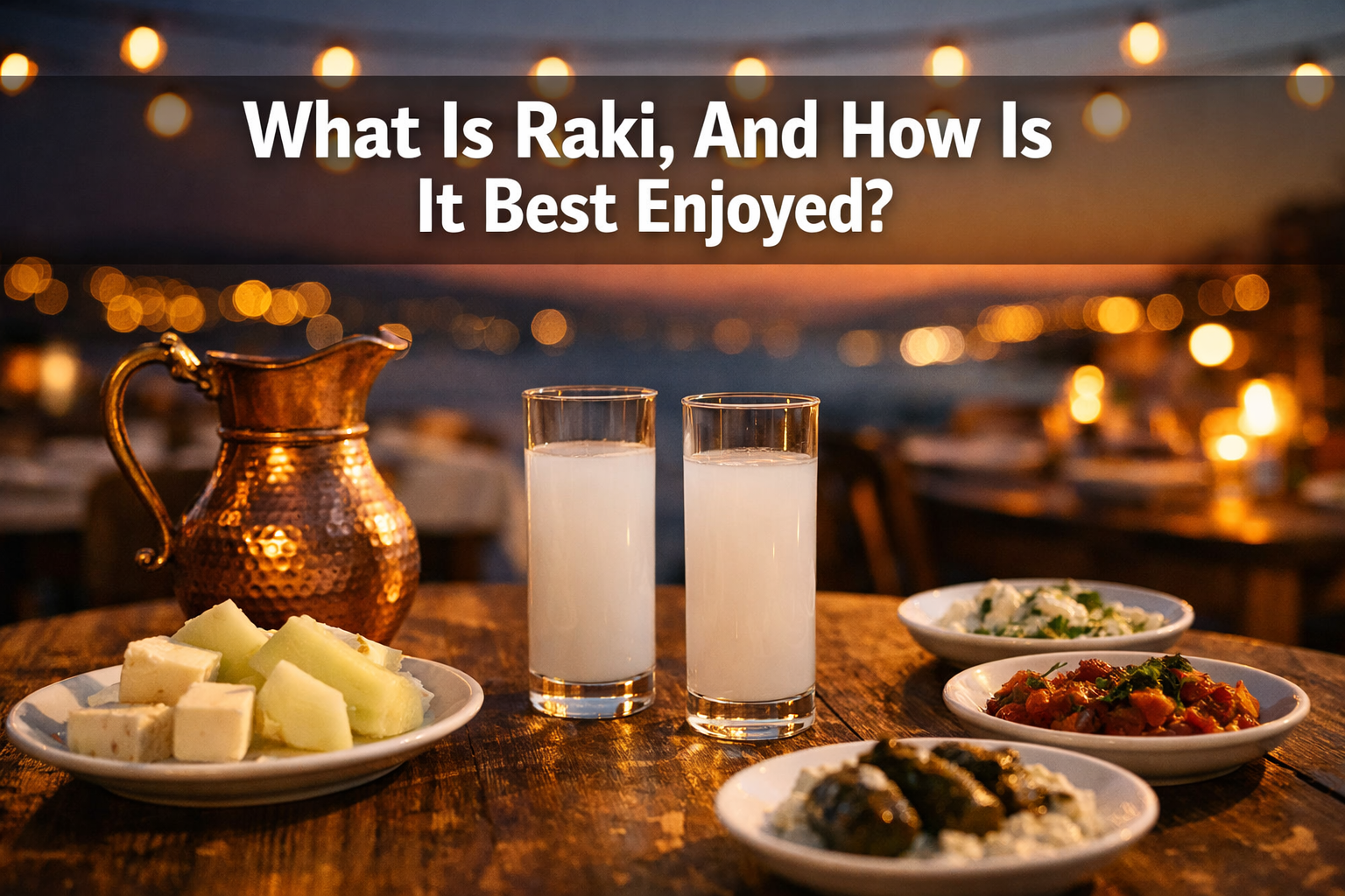 What Is Raki, And How Is It Best Enjoyed?