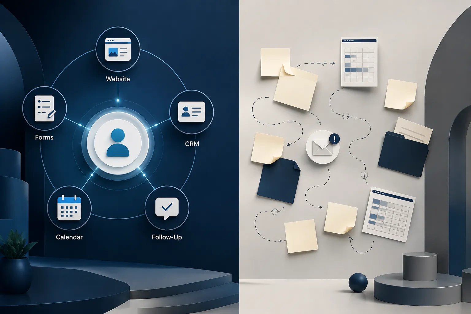 Click to regenerate this image What's the Difference Between Sales Automation and Marketing Automation