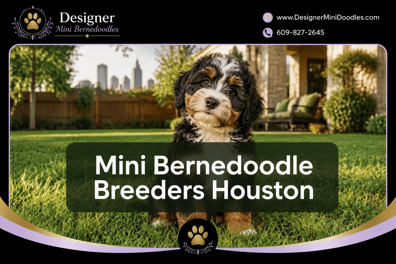 mini bernedoodle breeders Houston