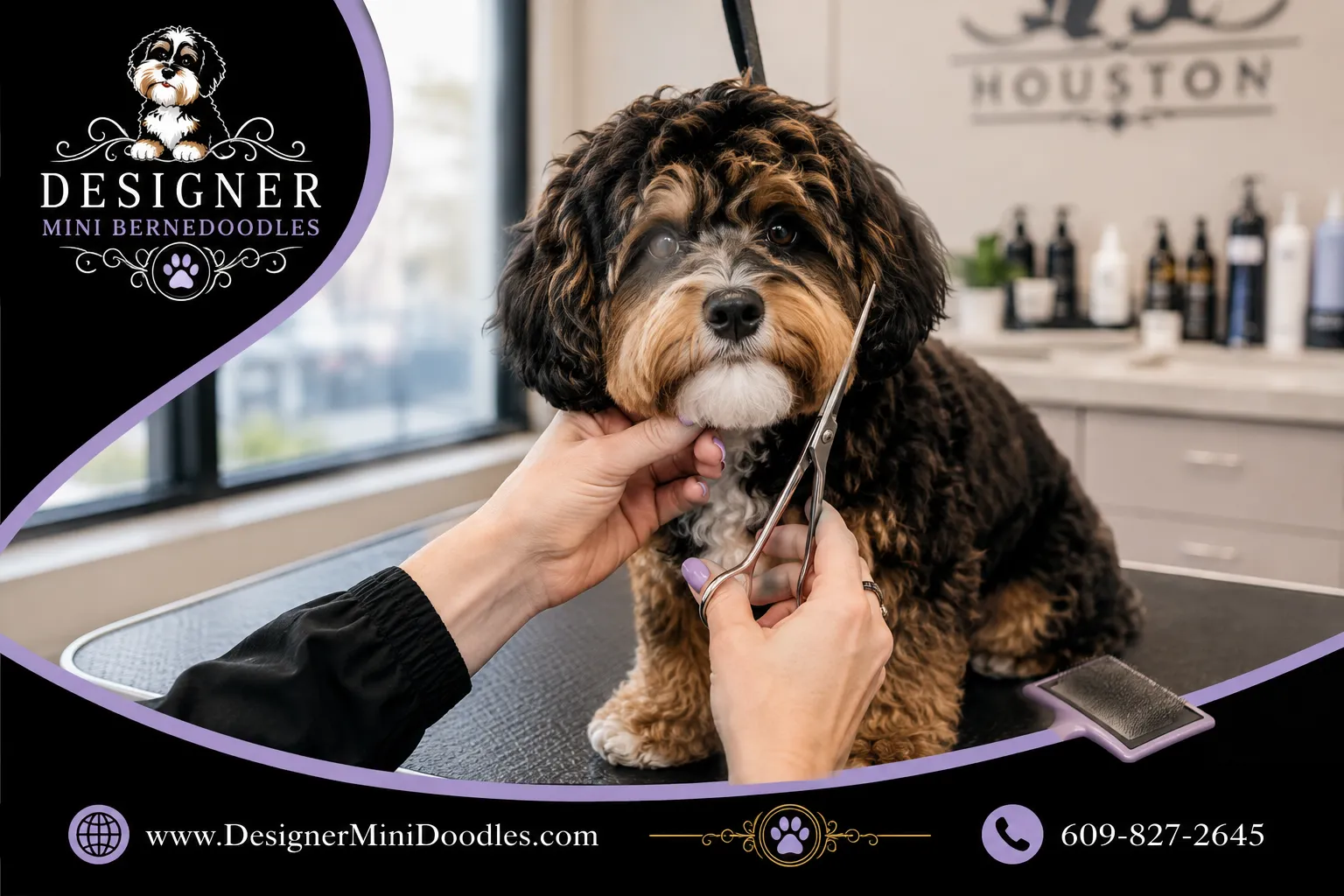 mini bernedoodle breeders in Houston