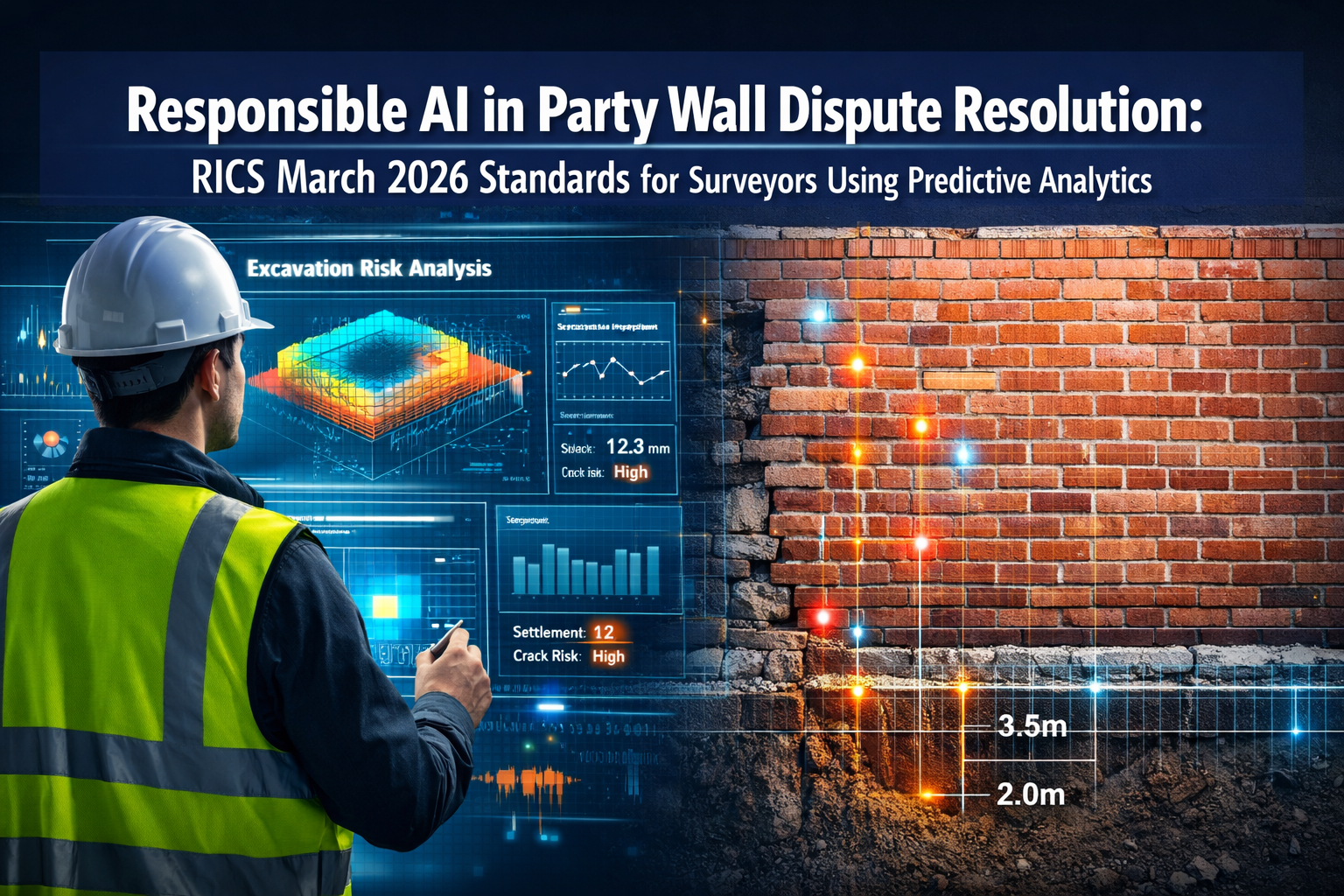 Professional () hero image with 'Responsible AI in Party Wall Dispute Resolution: RICS March 2026 Standards for Surveyors