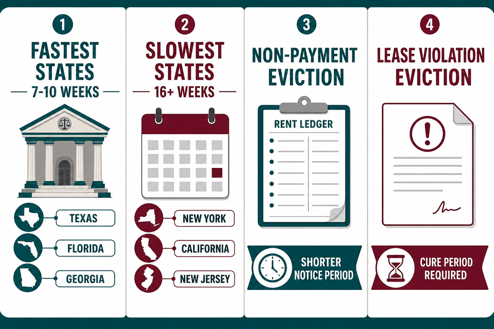 Eviction Timeline for Non-Payment vs. Lease Violation