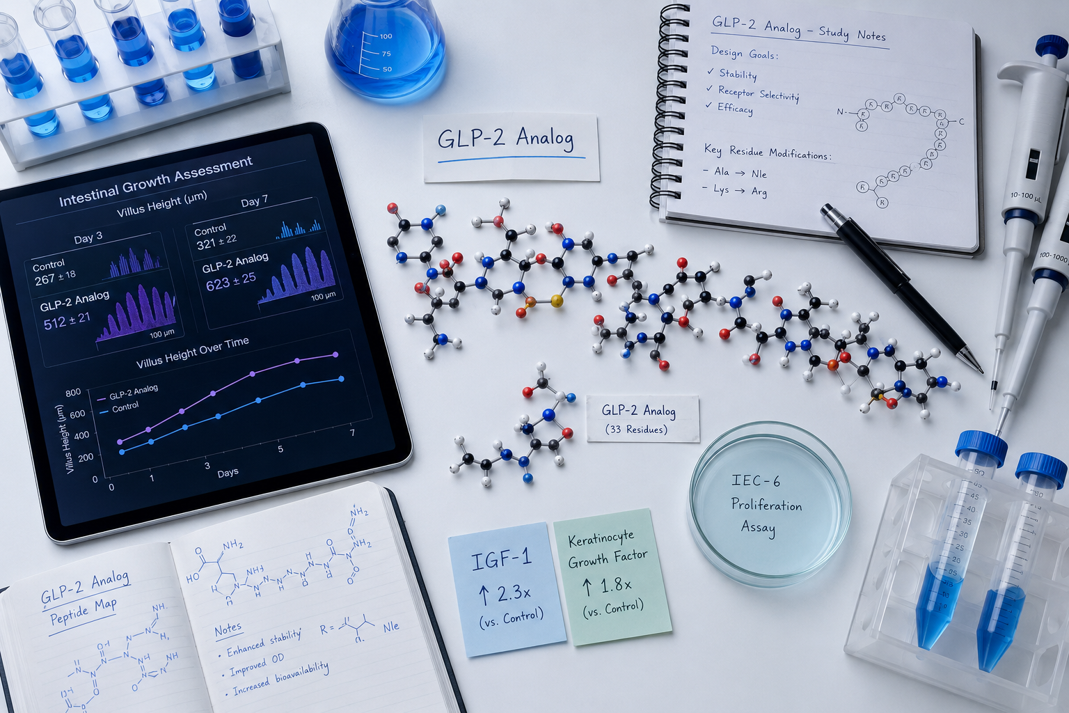 GLP2-T in Intestinal Recovery Models: Research-Only Considerations