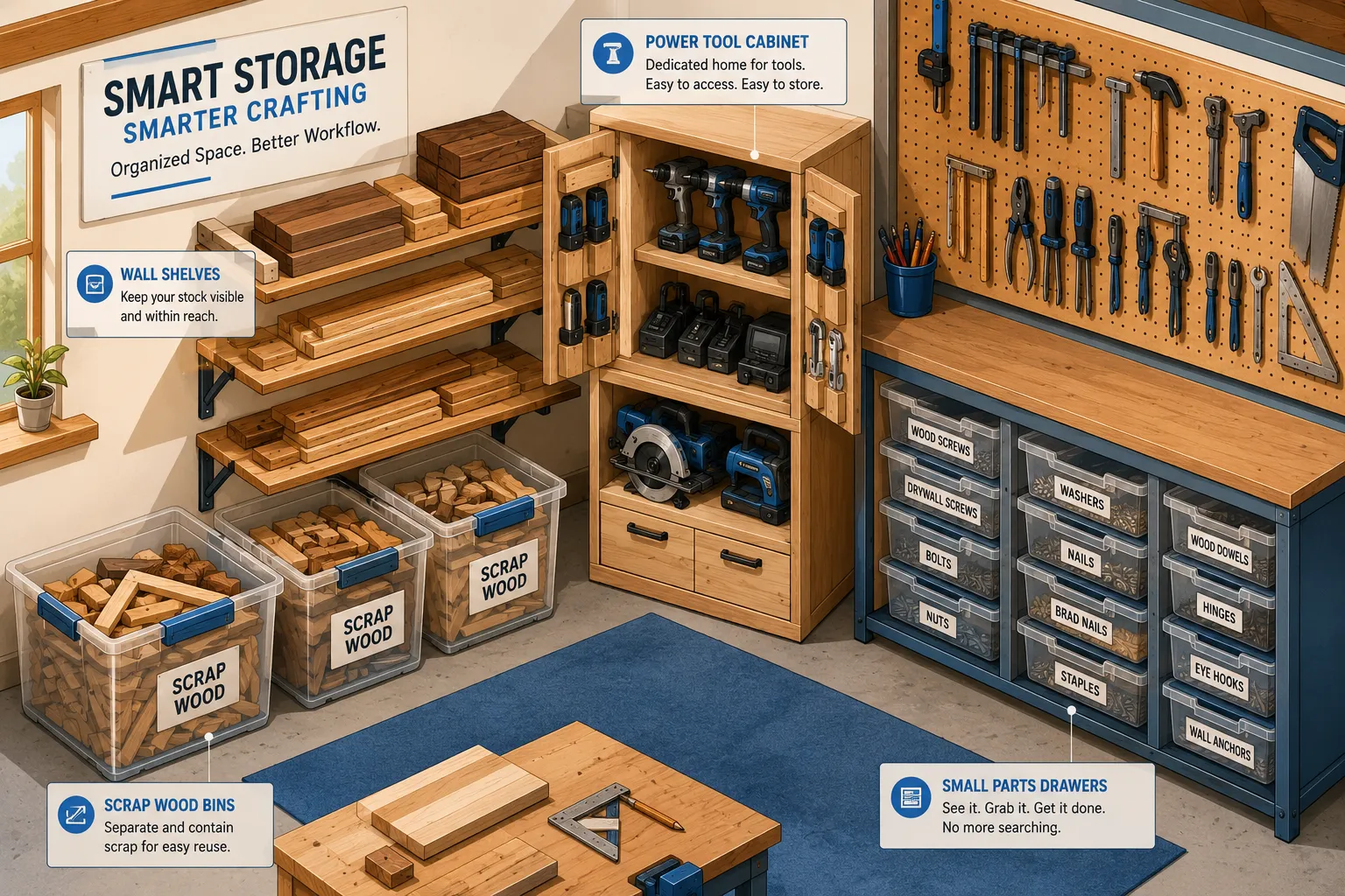 Sandpaper and Abrasive Storage