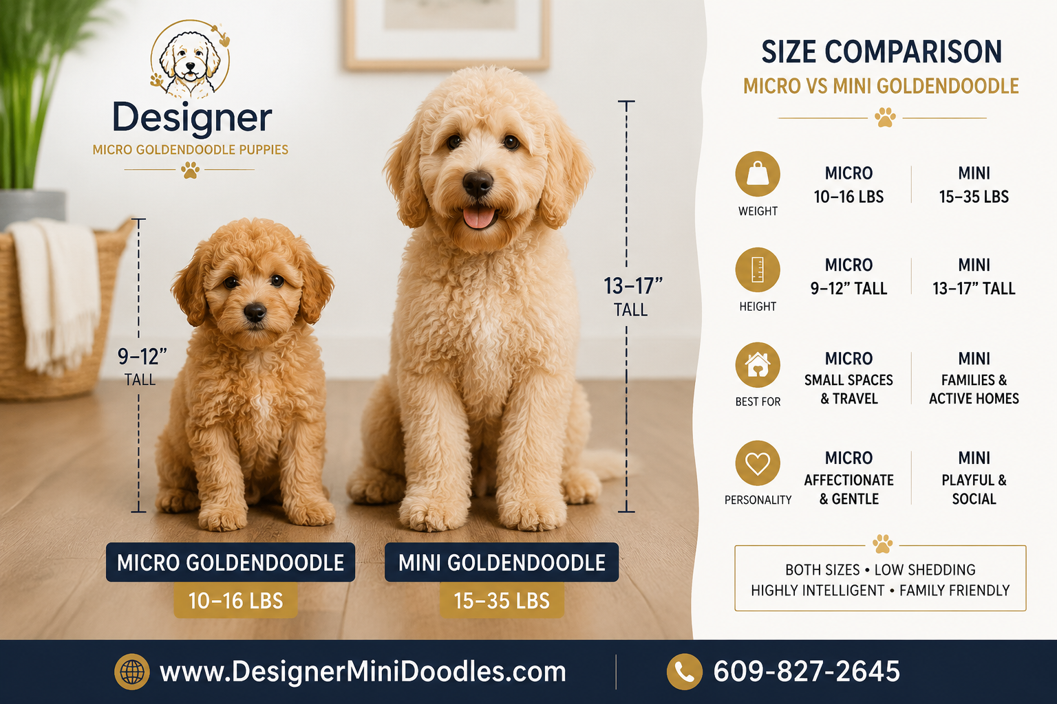 What's the Difference Between Micro and Mini Goldendoodles?