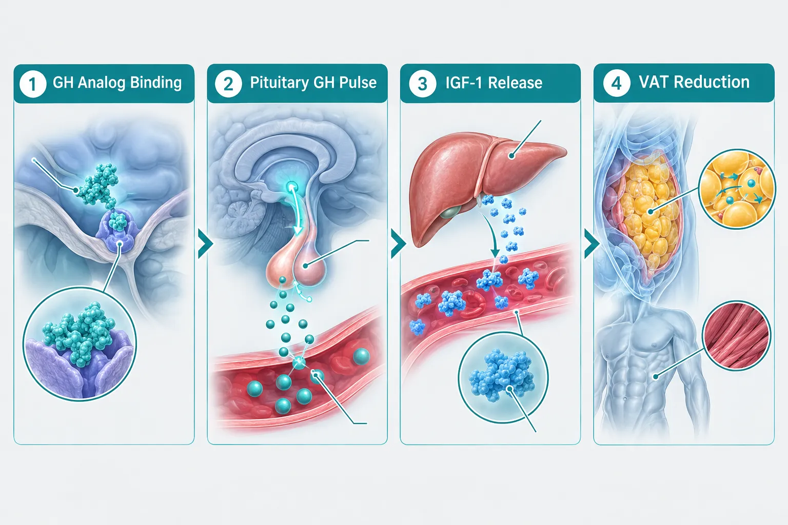 How Tesamorelin Acts on Visceral Adipose Tissue