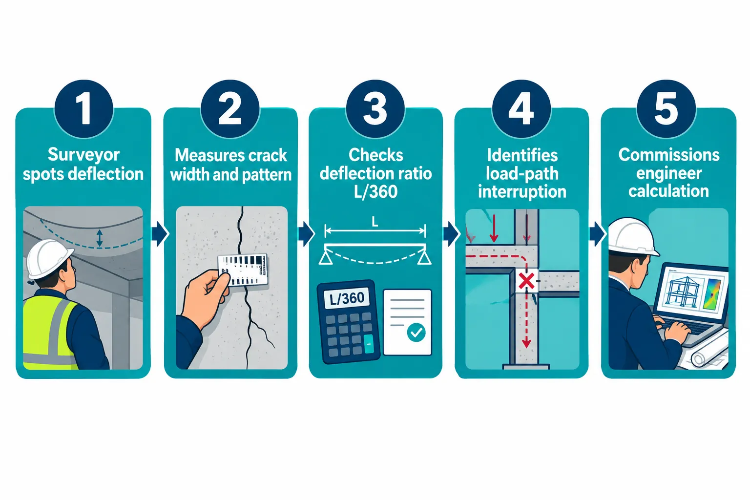 Deflection, Serviceability Limits and When a Surveyor Must Escalate