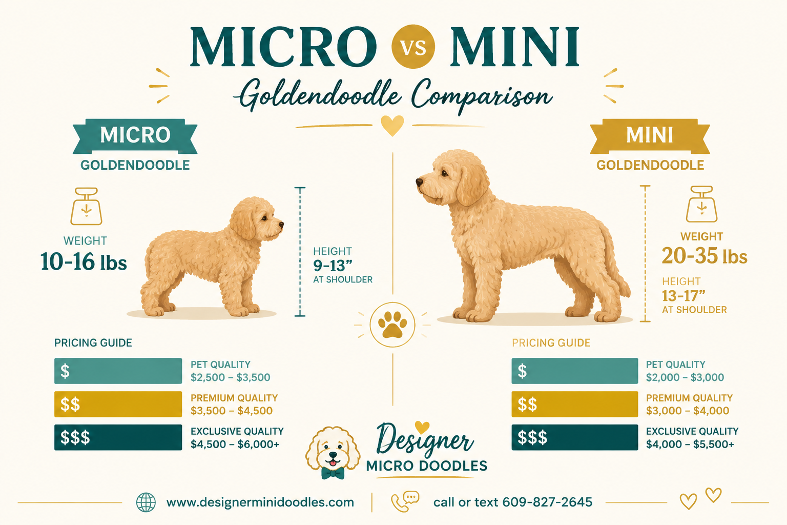 What's the Difference Between Micro and Mini Goldendoodles?