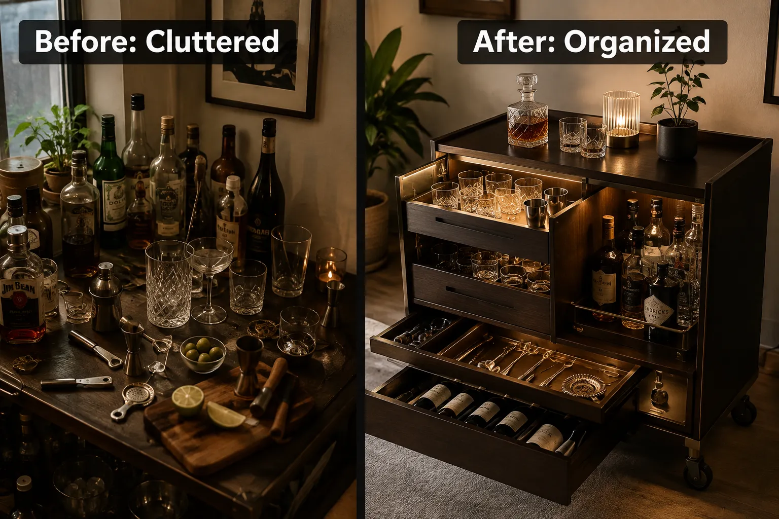 The Essential Role of Compact Home Bar Cart and Beverage Station Builds in Small Spaces