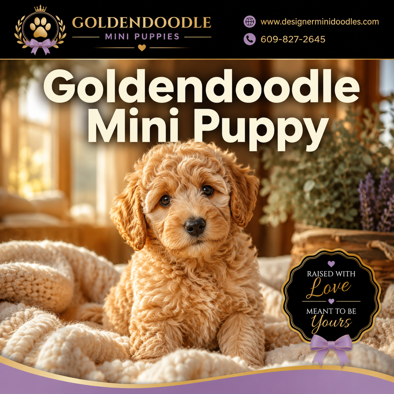 goldendoodle mini puppy