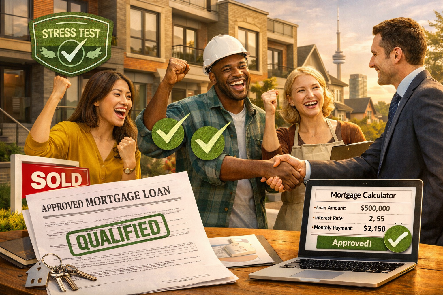 () aspirational image showing diverse self-employed professionals (freelance designer, independent contractor, small