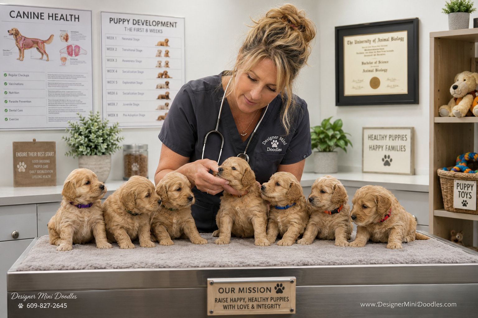 How big are mini goldendoodles when full grown?