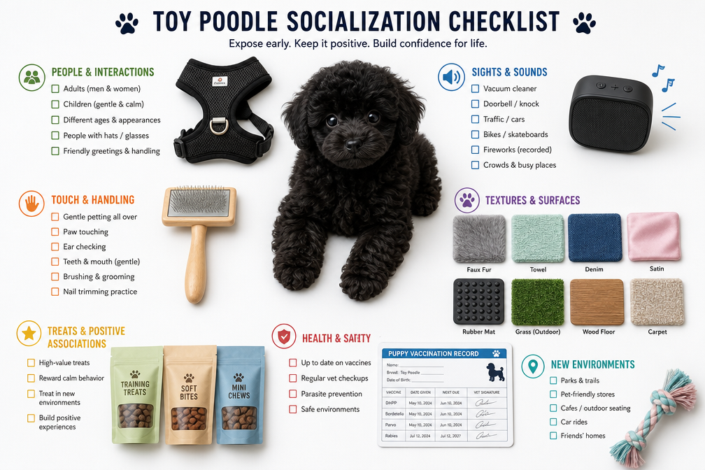 Best Ways to Socialize a Toy Poodle Puppy Without Overwhelming Them