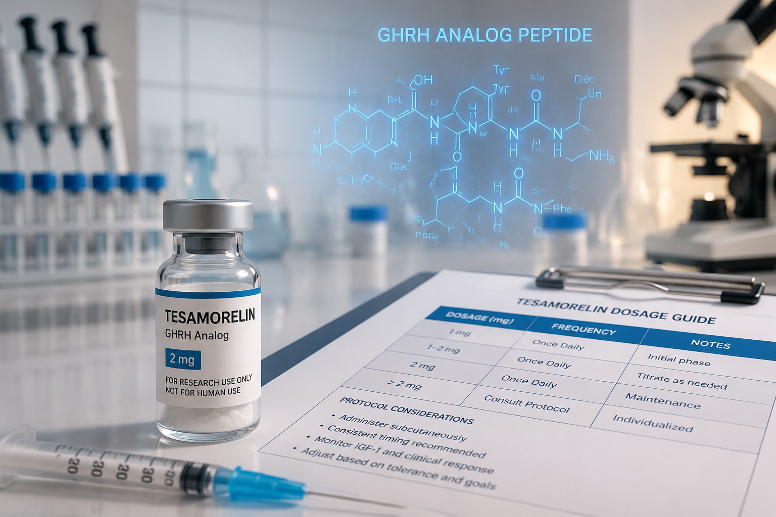 Dosage, Protocol, and Practical Considerations for Tesamorelin for Visceral Fat Reduction