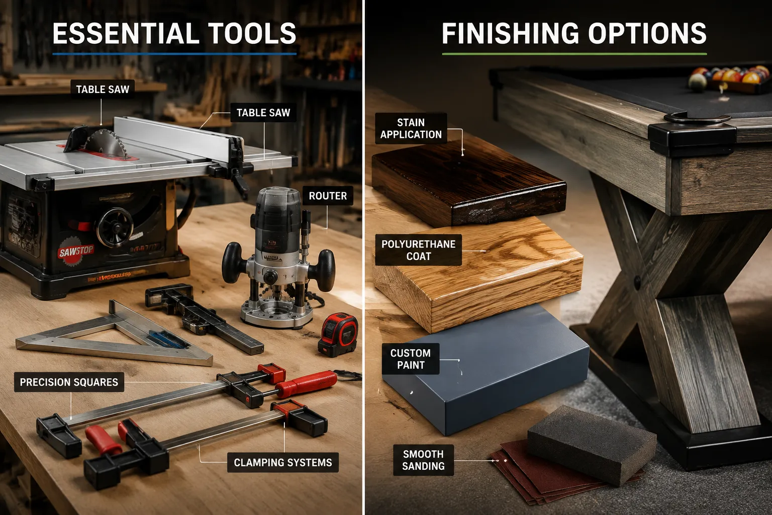 Precision and Playability: Ensuring Your DIY Pool Table Performs Like a Pro