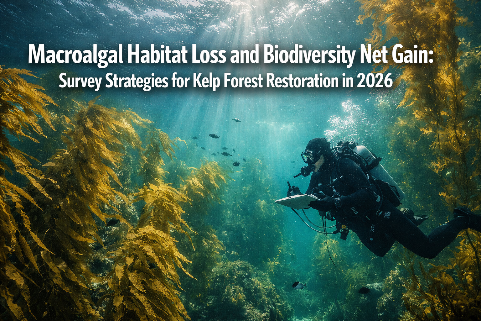 Professional () hero image featuring 'Macroalgal Habitat Loss and Biodiversity Net Gain: Survey Strategies for Kelp Forest