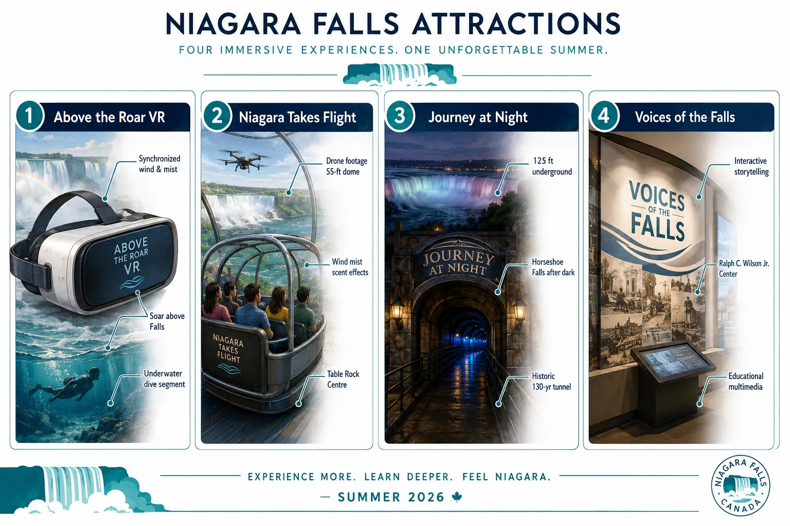 What Are the New Niagara Falls Experiences Launching in August 2026