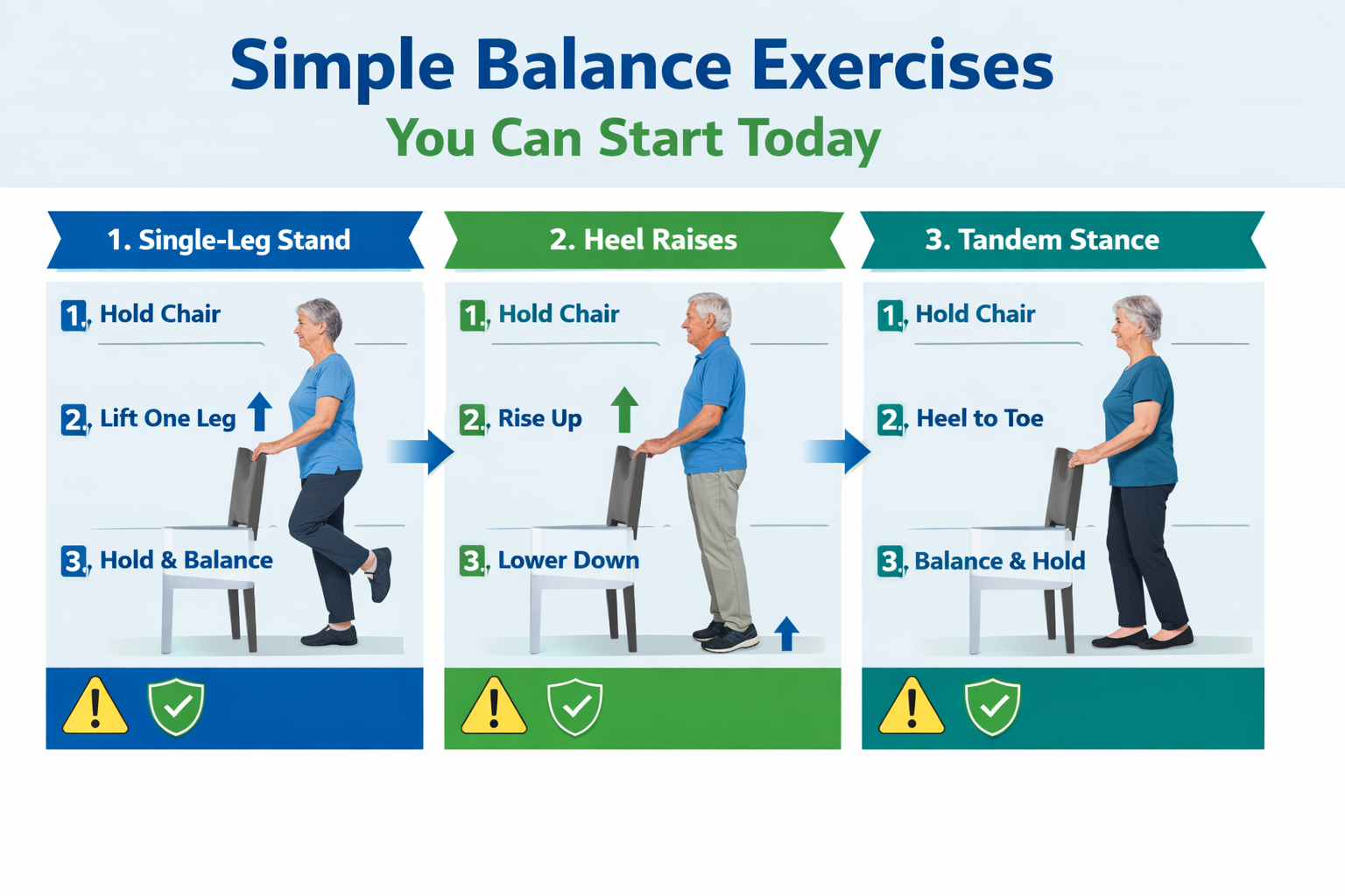 Easy Balance Exercises for Seniors: Improve Stability and Confidence