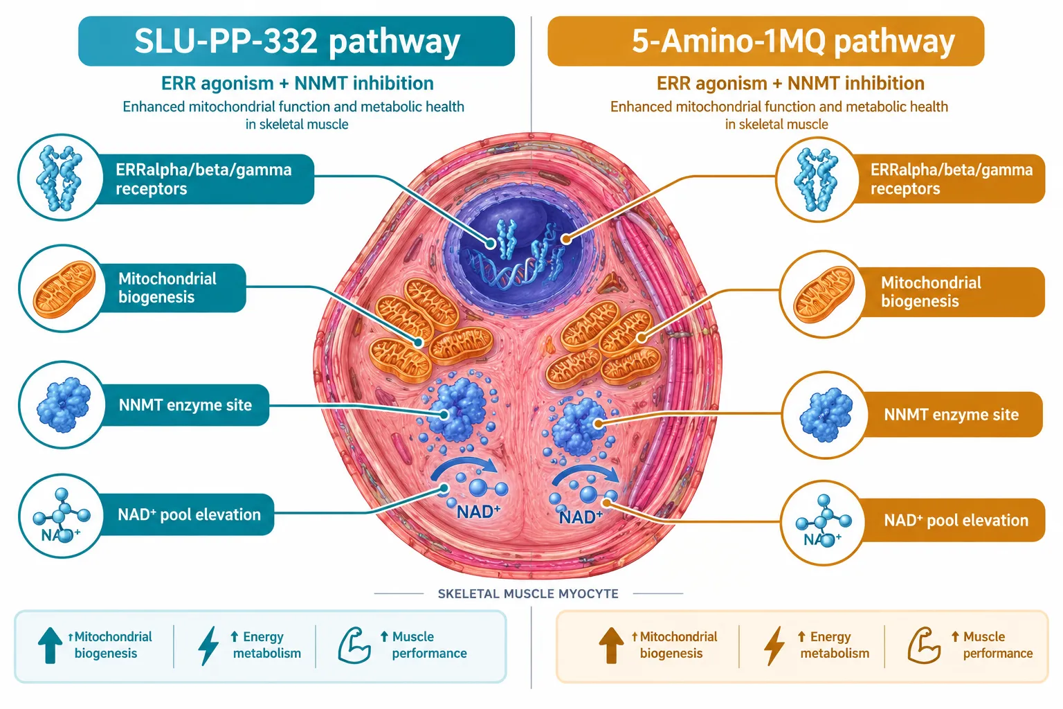Understanding the Two Mechanisms: ERR Agonism and NNMT Inhibition