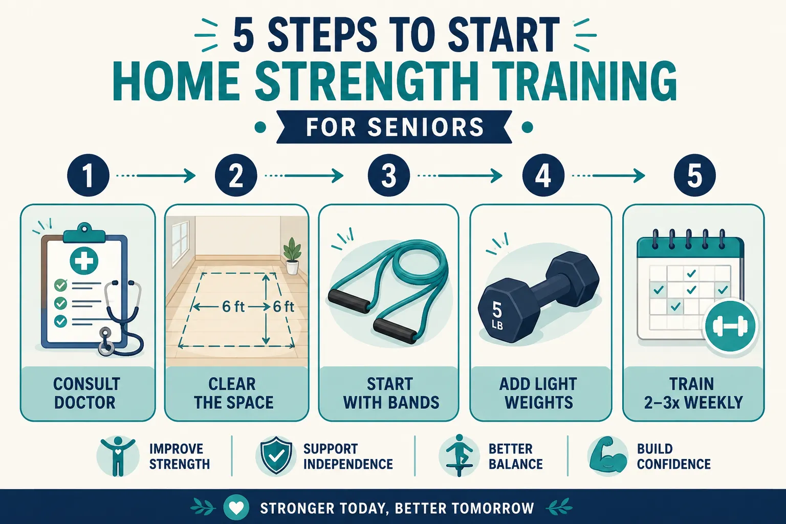 How to Set Up a Small Home Gym for Seniors