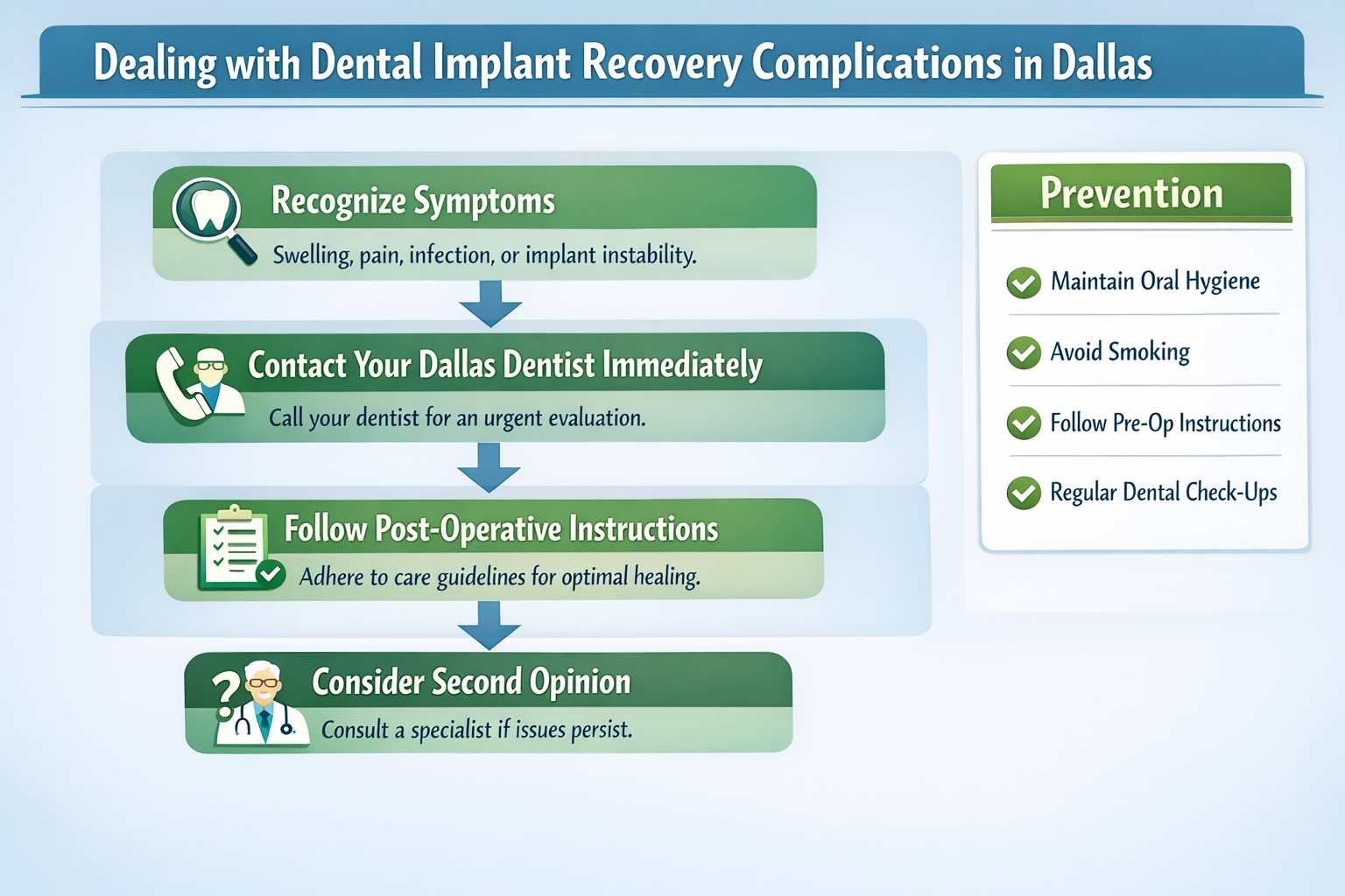 Navigating Dental Implant Recovery Complications in Dallas: A Comprehensive Guide