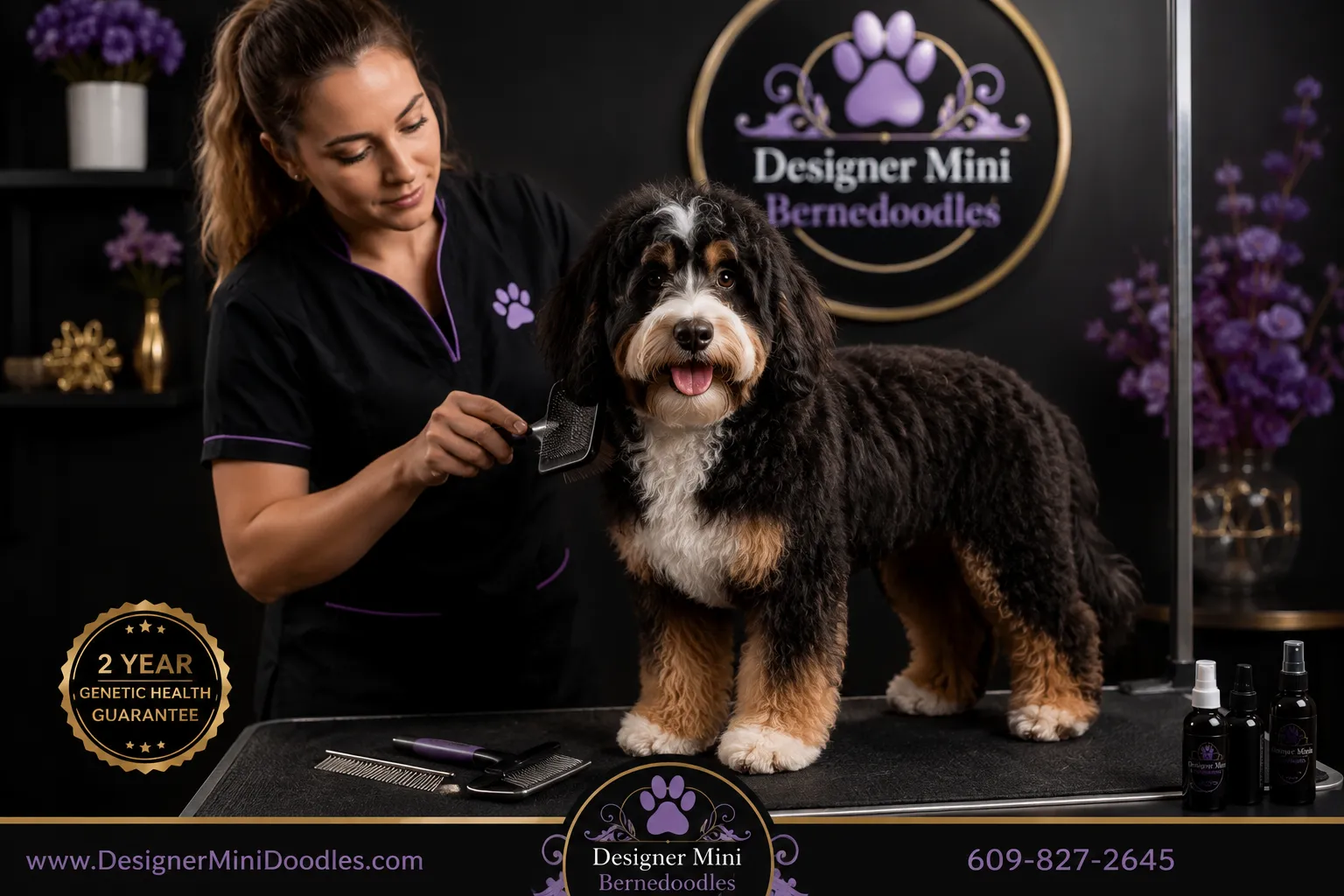 mini bernedoodle breeders Dallas