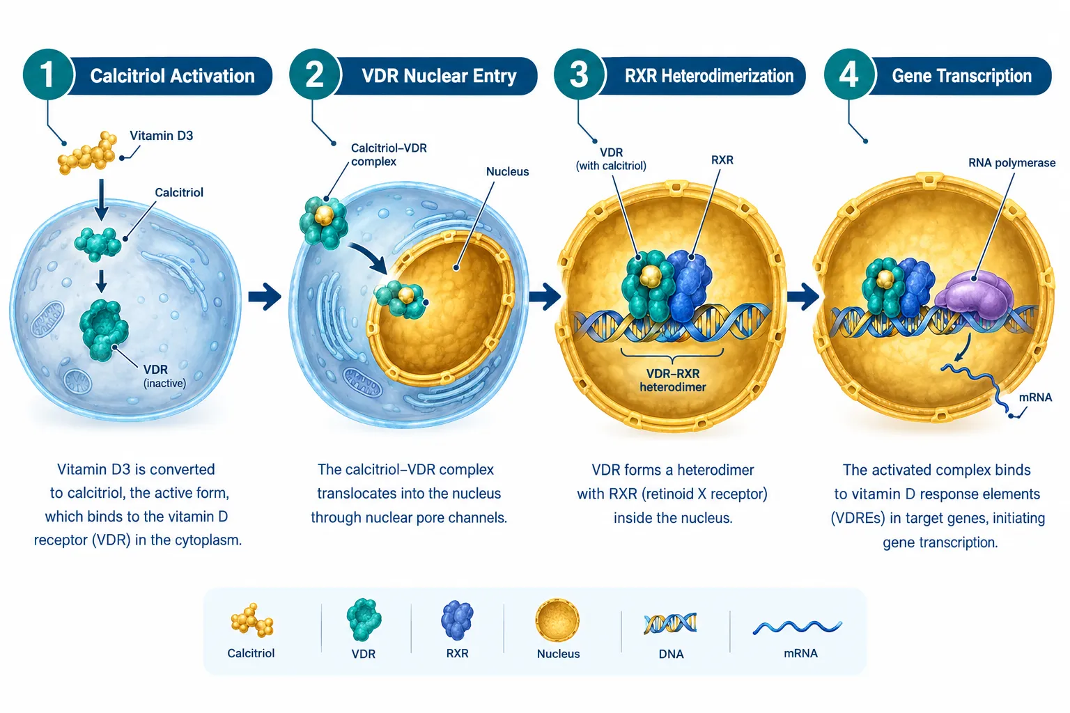 How Vitamin D3 Activates Nuclear Receptors