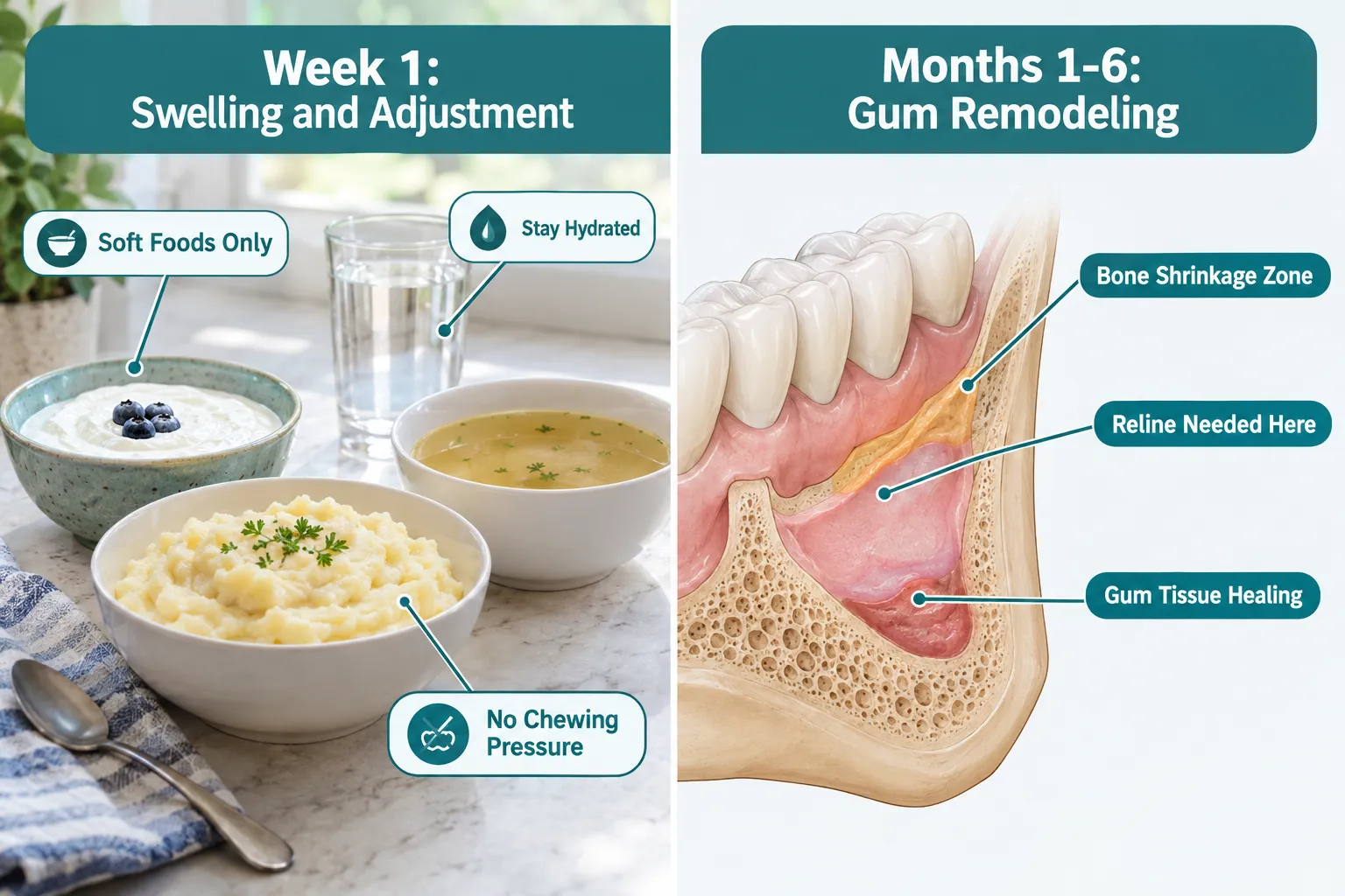 The First 24 Hours: Why the Denture Must Stay In