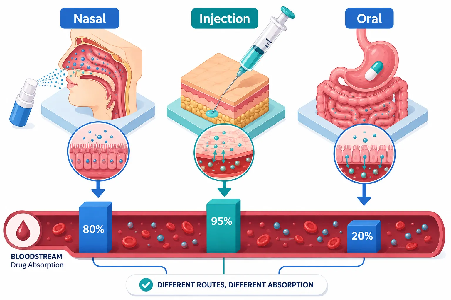 Bioavailability Factors in Nasal Spray Peptide Formulations
