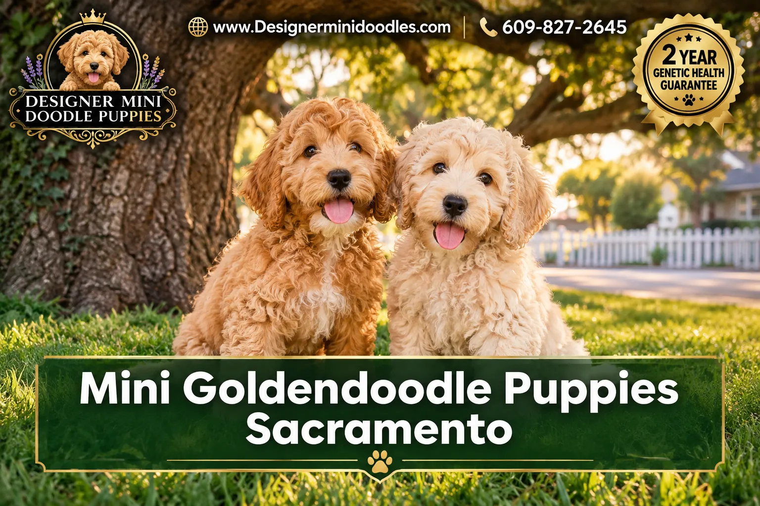 Mini golden doodle puppies Sacramento