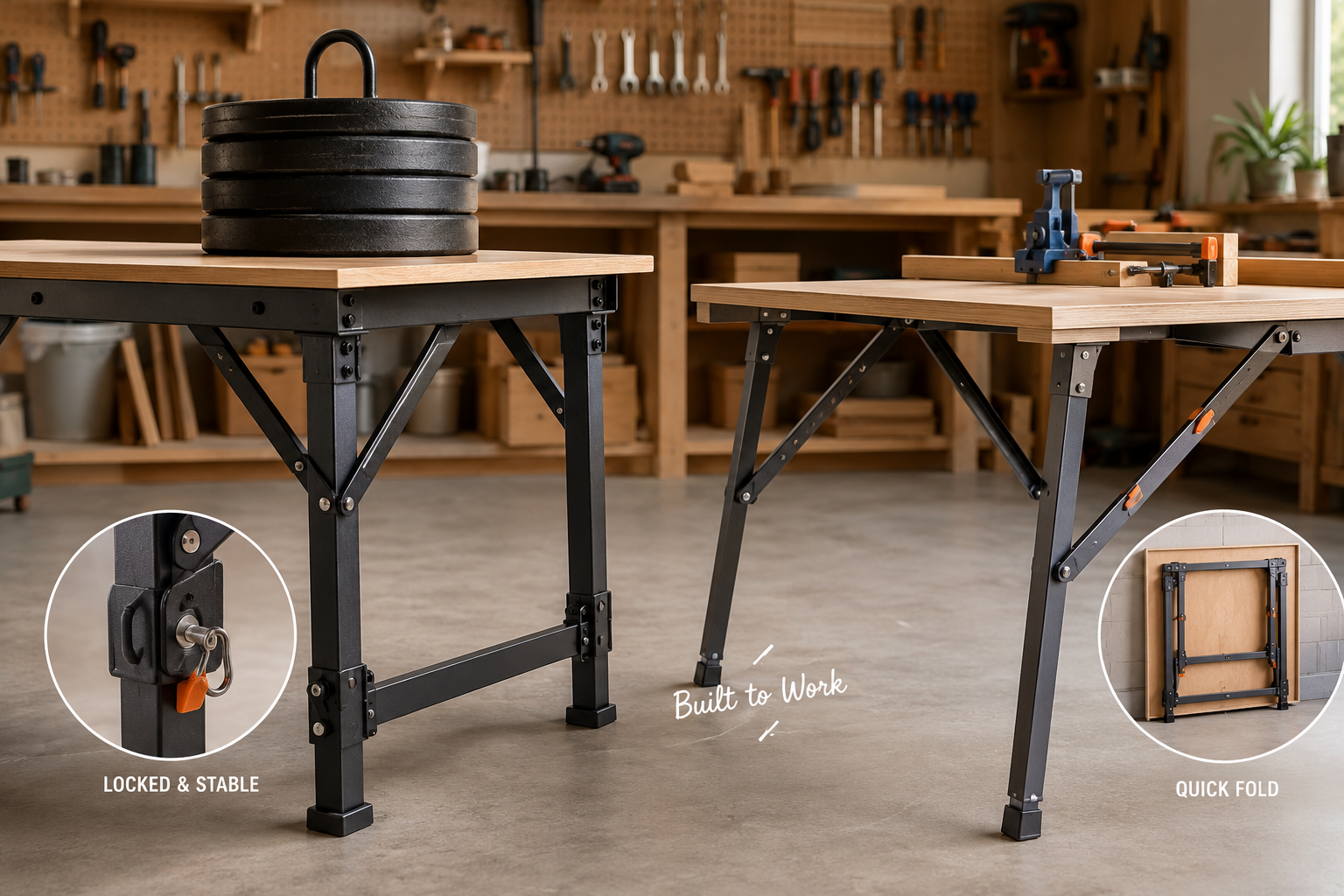 Assembly, Stability, and Adaptability for Woodworking Tasks