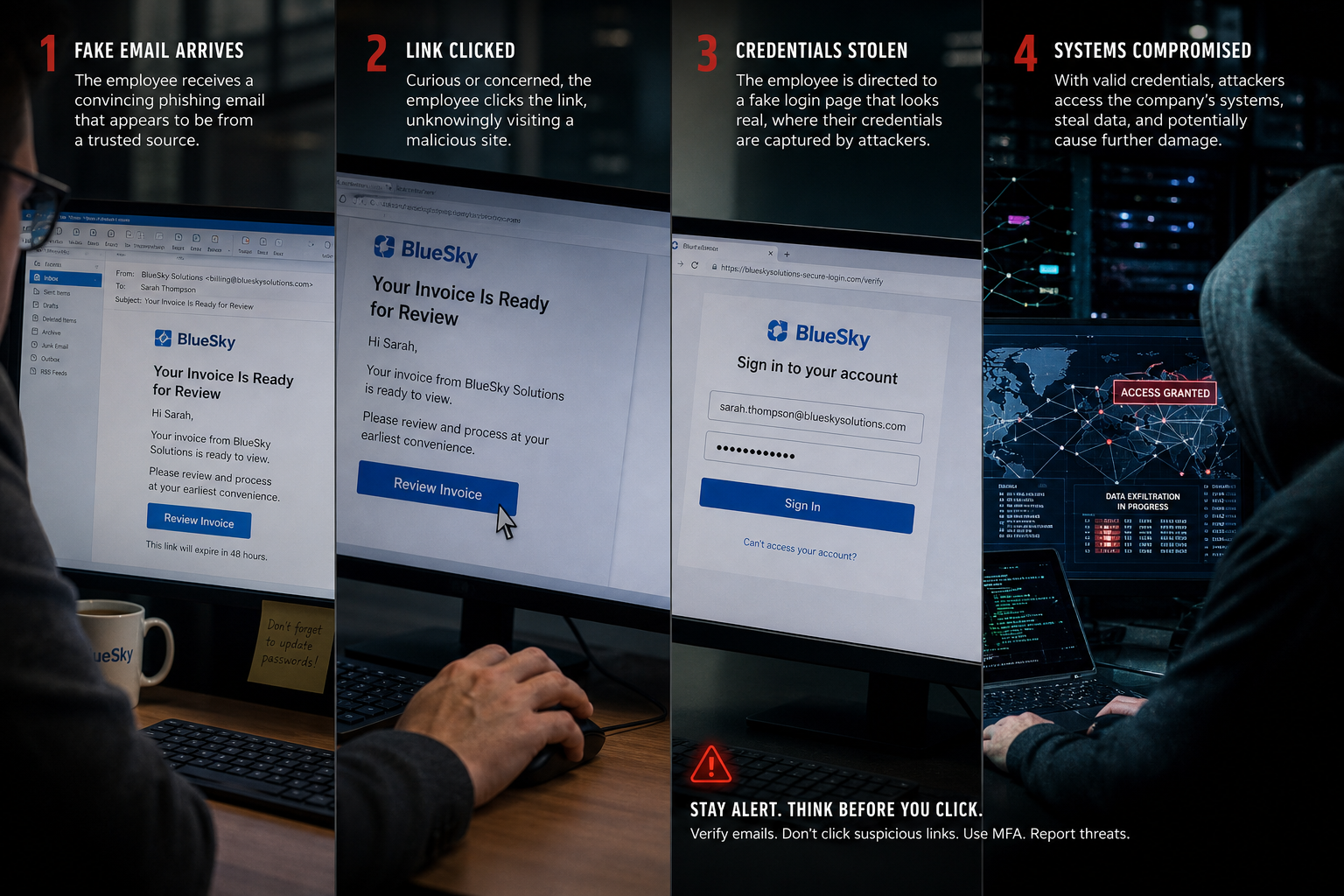 Common Cybersecurity Mistakes Employees Make at Work