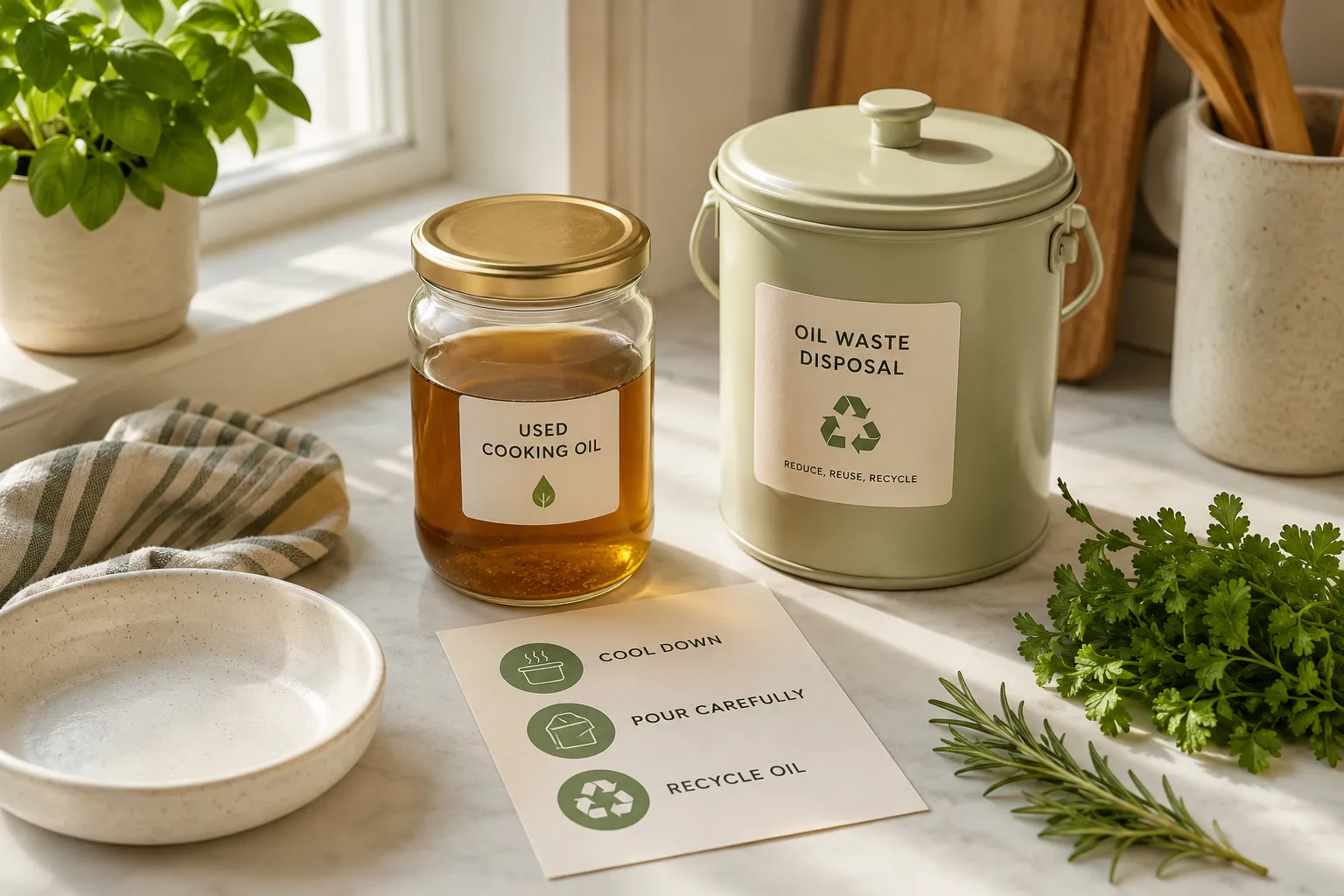How to Properly Dispose of Used Cooking Oil