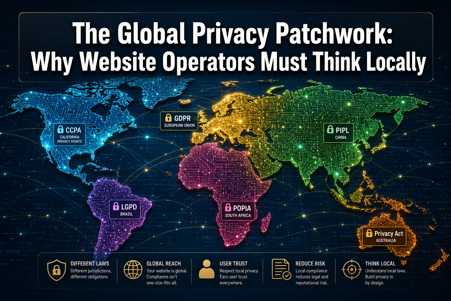 The Global Privacy Patchwork: Why Website Operators Must Think Locally