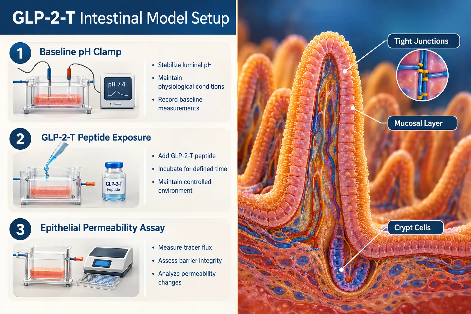GLP-2-T in Intestinal Models: Where Acid Control Intersects