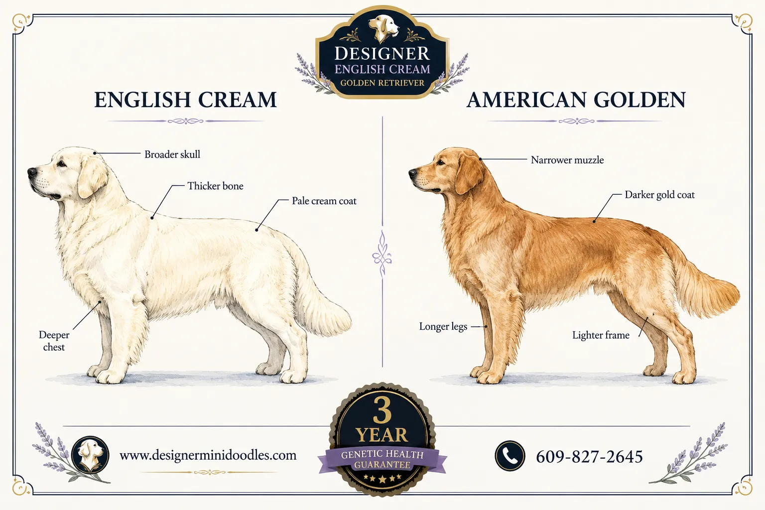 english cream golden retriever for sale