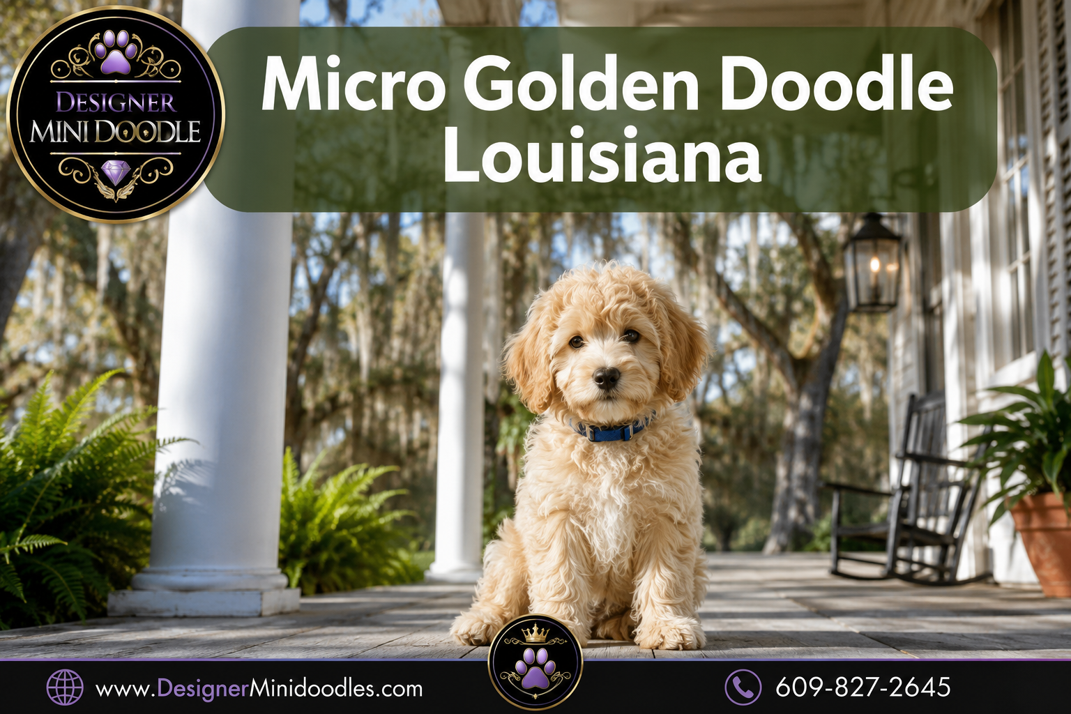 micro golden doodle Louisiana