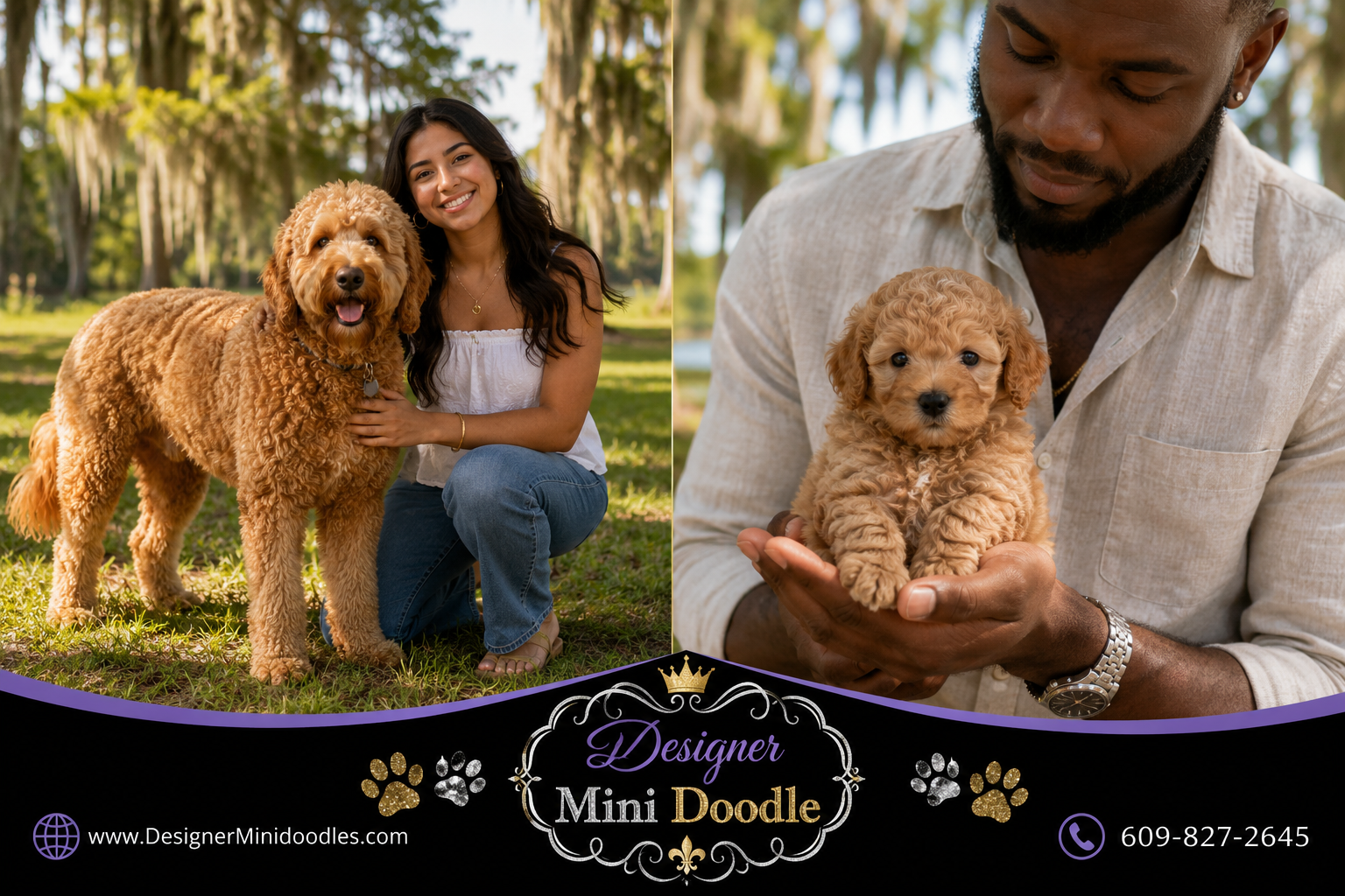 micro golden doodle Louisiana