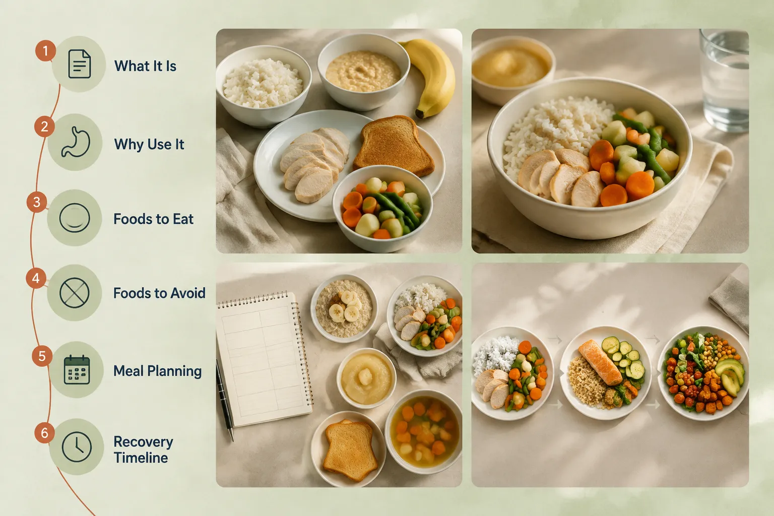 Click to regenerate this image Bland Diet Recipes: Simple Meals That Are Easy to Adapt