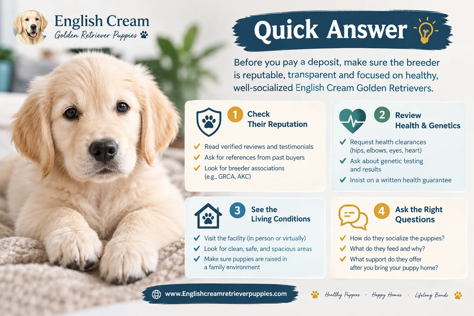 What Makes a Good English Cream Retriever Breeder?