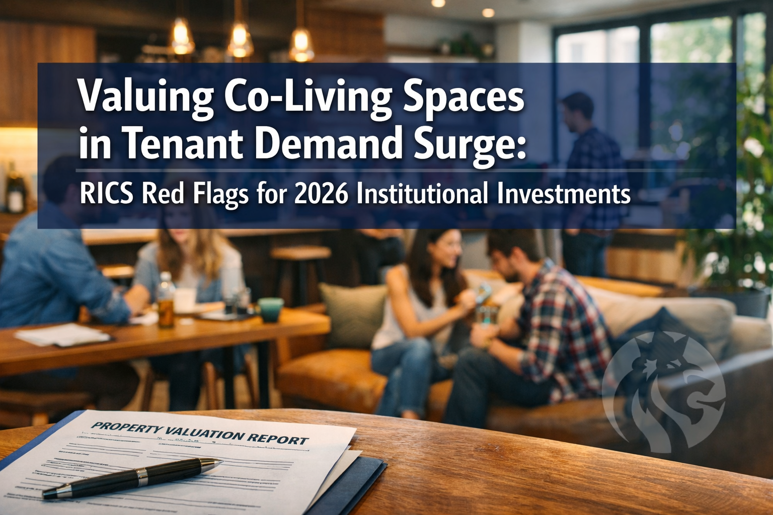 Professional () hero image featuring 'Valuing Co-Living Spaces in Tenant Demand Surge: RICS Red Flags for 2026 Institutional