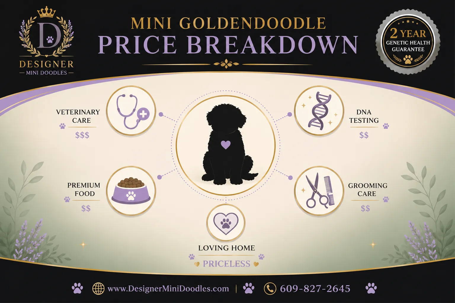 How much does a mini goldendoodle cost from a breeder?
