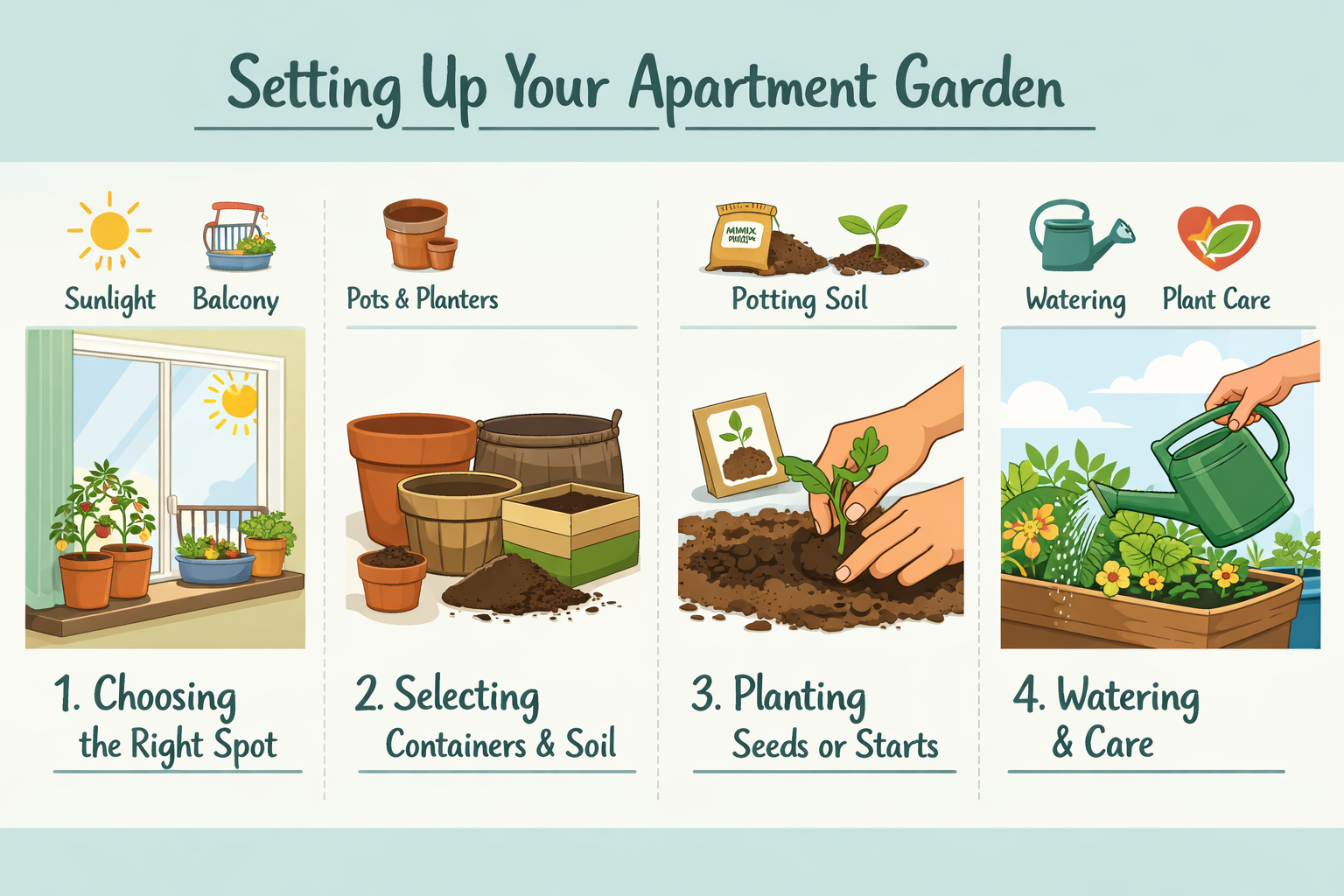 Apartment Gardening for Beginners USA