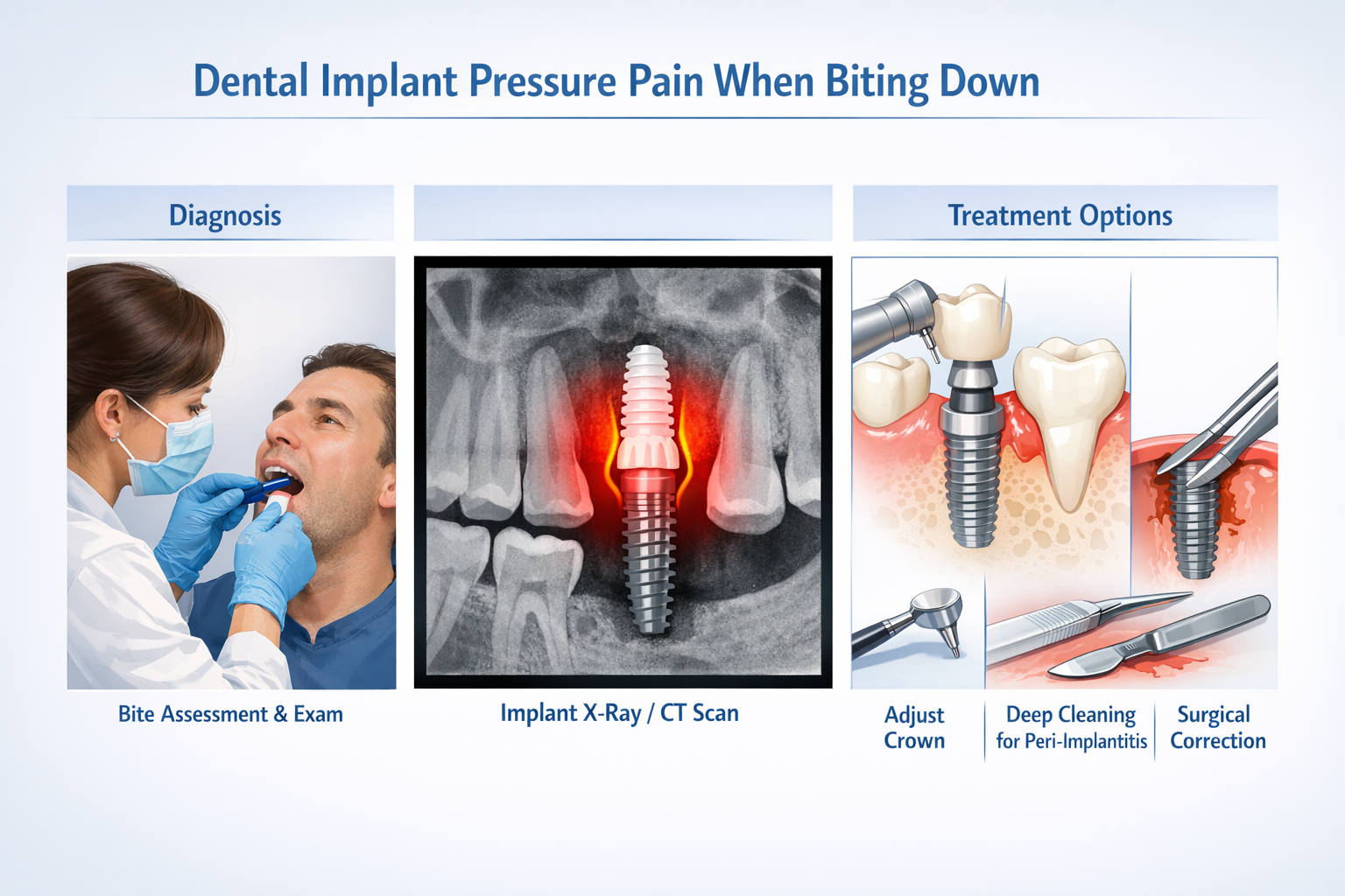 Dental Implant Pressure Pain When Biting Down: Understanding, Causes, and Solutions in 2026